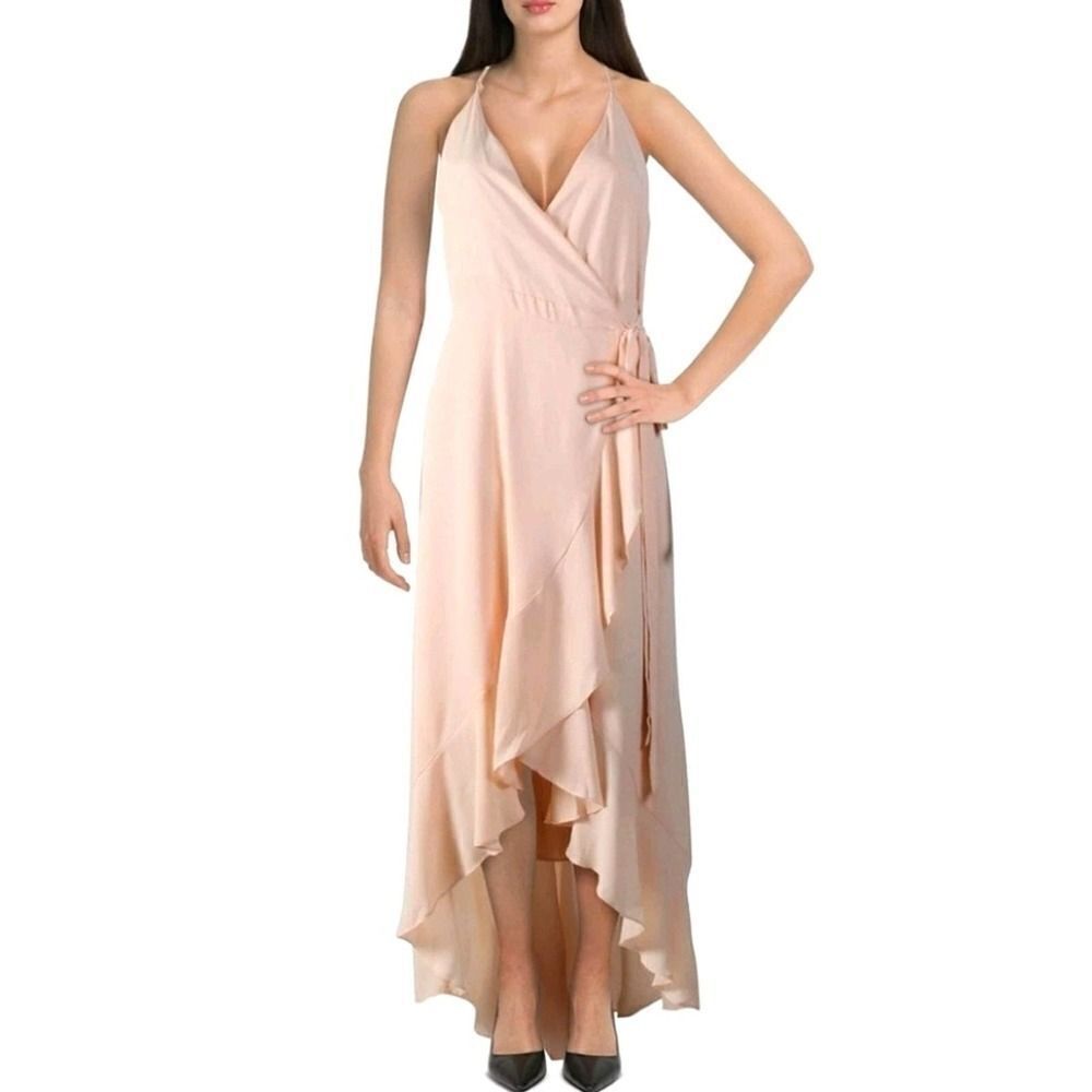 Lisa & Lucy Spring wrap Hi-low Wrap Dress size L